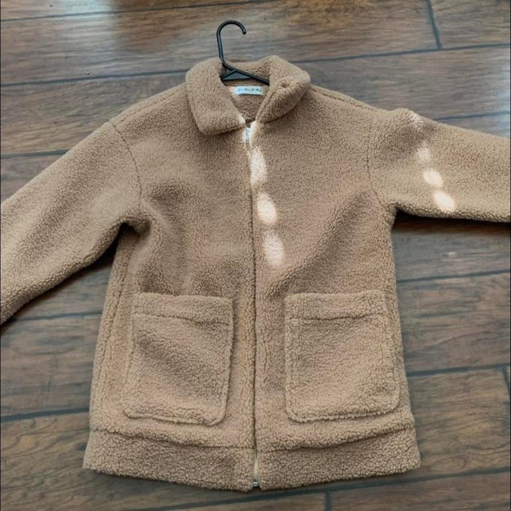 Brown Teddy bear Jacket🧸